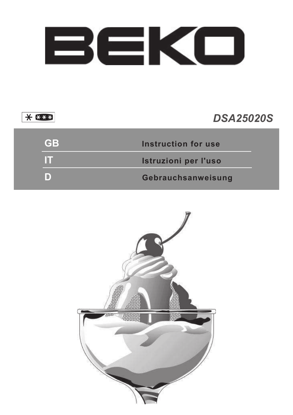 Beko DSA 25020 S User Manual | 31 pages