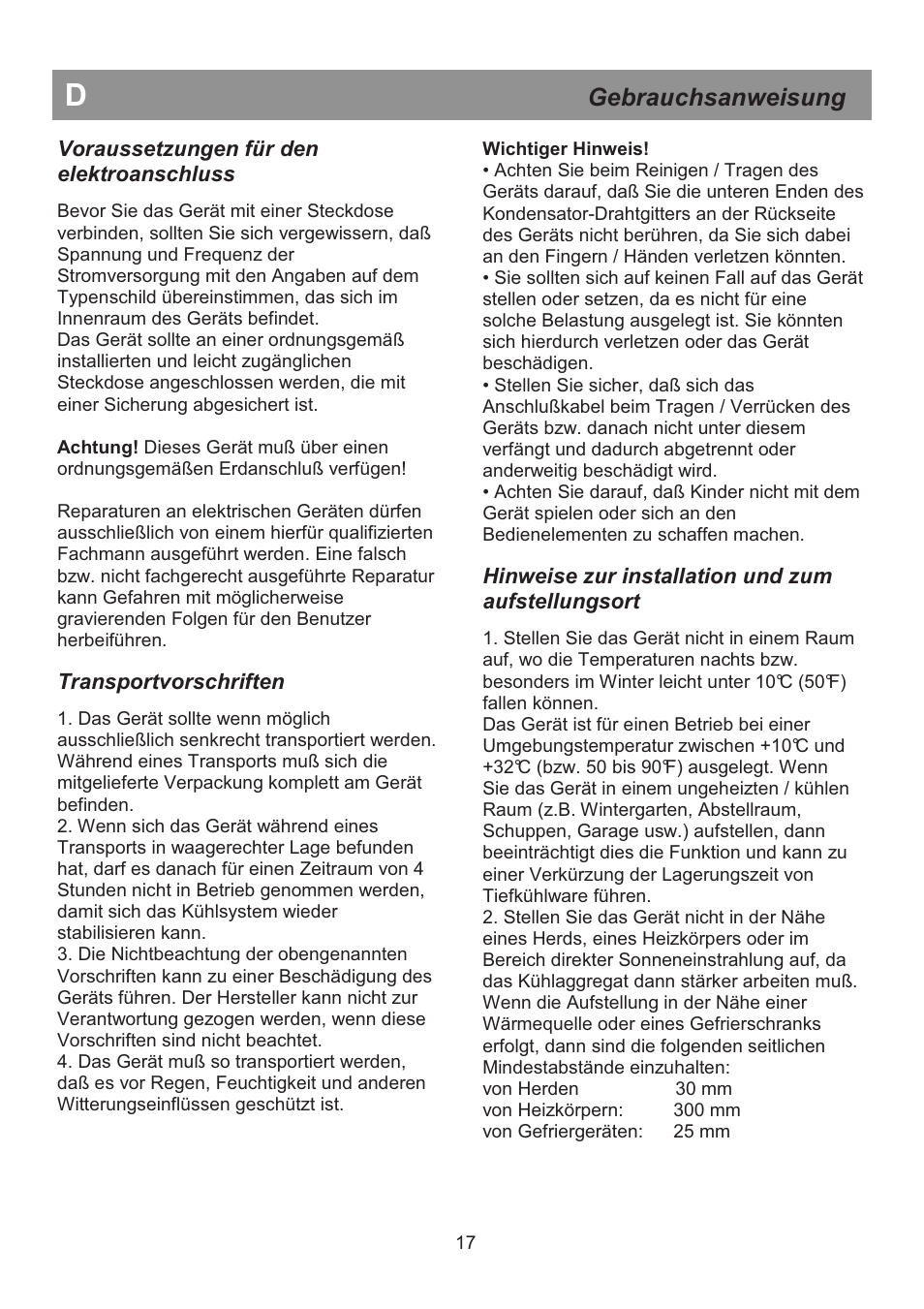 Gebrauchsanweisung | Beko DSA 25020 S User Manual | Page 23 / 31