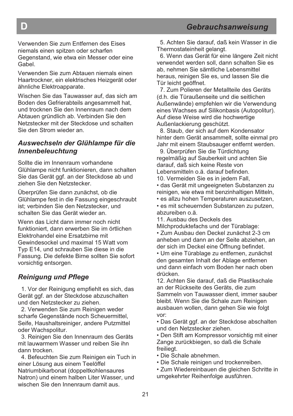Beko DSA 25020 S User Manual | Page 27 / 31