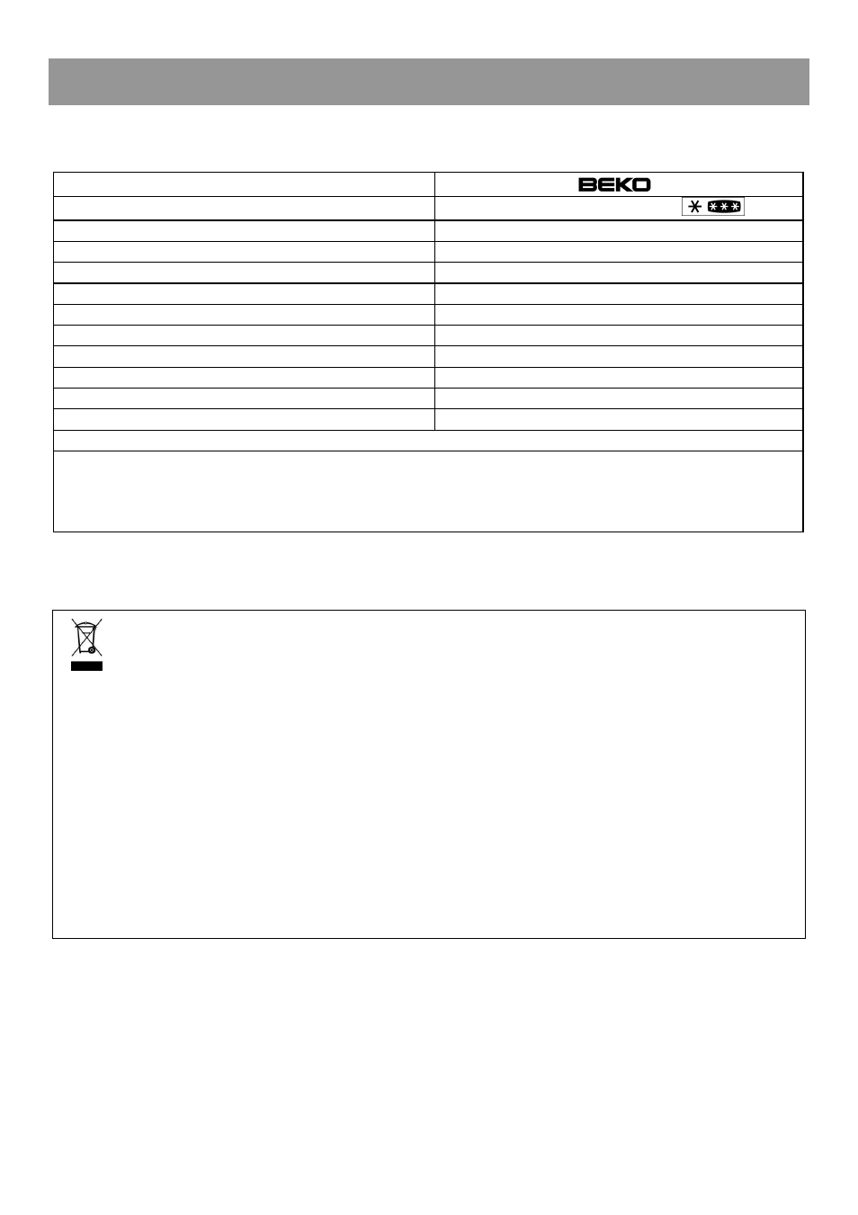 Gebrauchsanweisung, Technische angaben | Beko DSA 25030 User Manual | Page 30 / 80