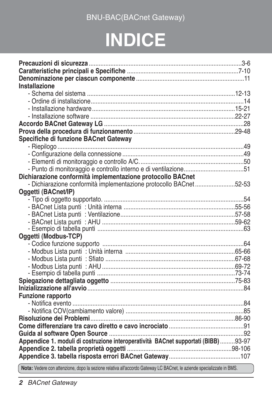 Indice | LG PQNFB17B0 User Manual | Page 110 / 756