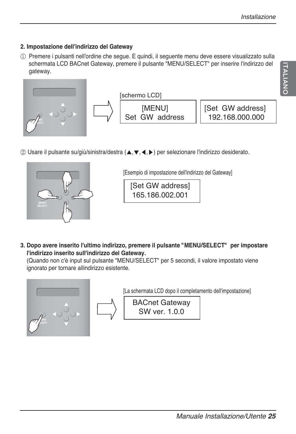 Bacnet gateway sw ver. 1.0.0 | LG PQNFB17B0 User Manual | Page 133 / 756