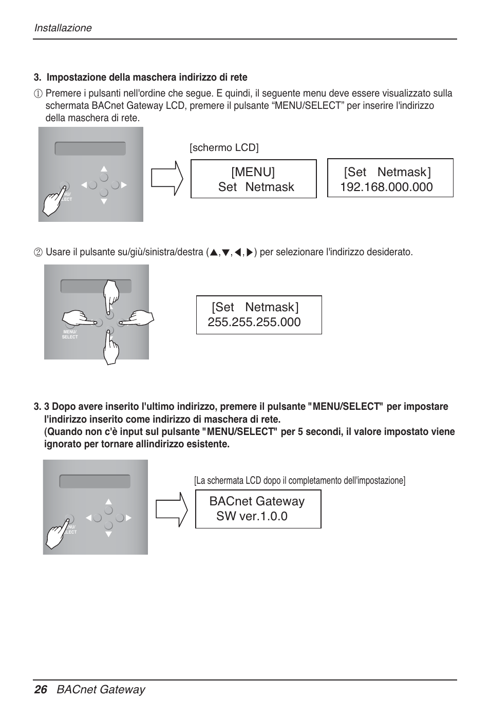 Bacnet gateway sw ver.1.0.0, 26 bacnet gateway | LG PQNFB17B0 User Manual | Page 134 / 756