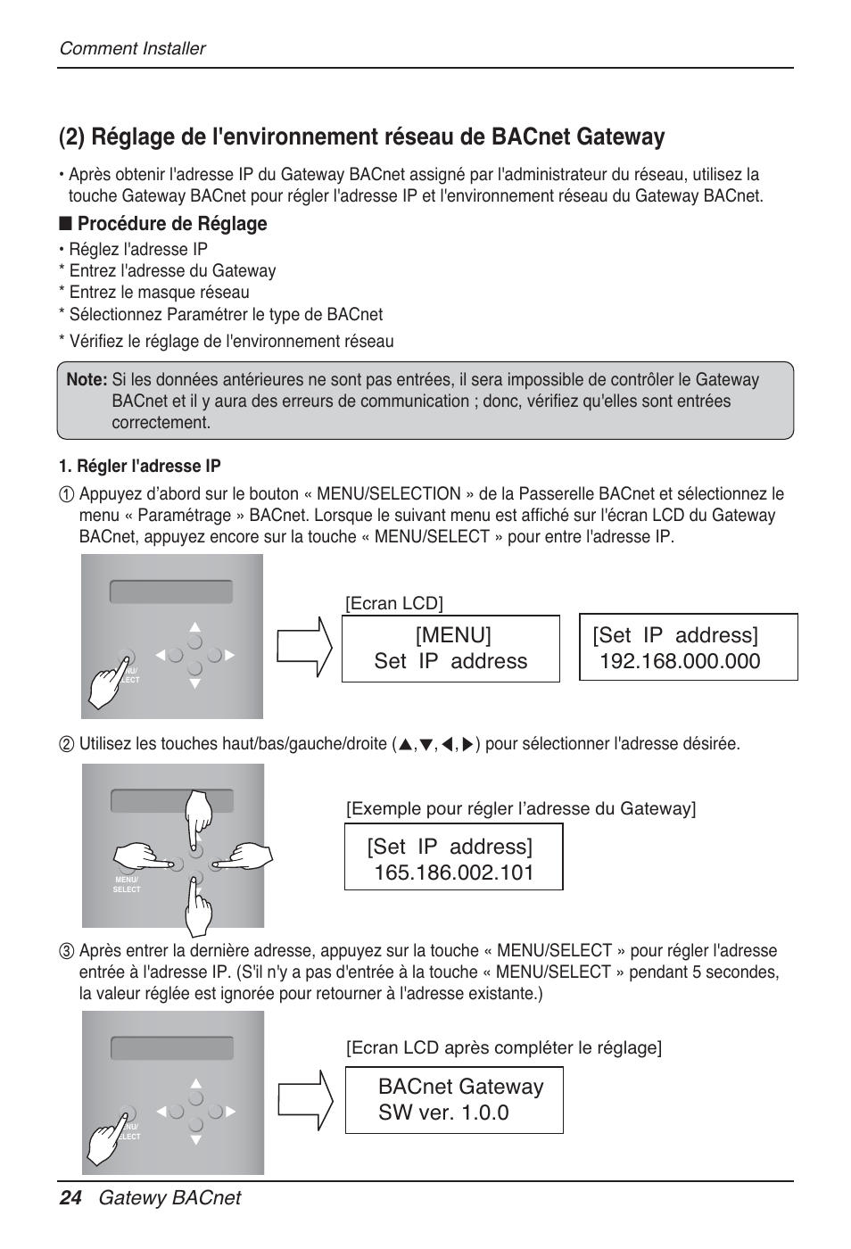 Bacnet gateway sw ver. 1.0.0 | LG PQNFB17B0 User Manual | Page 348 / 756