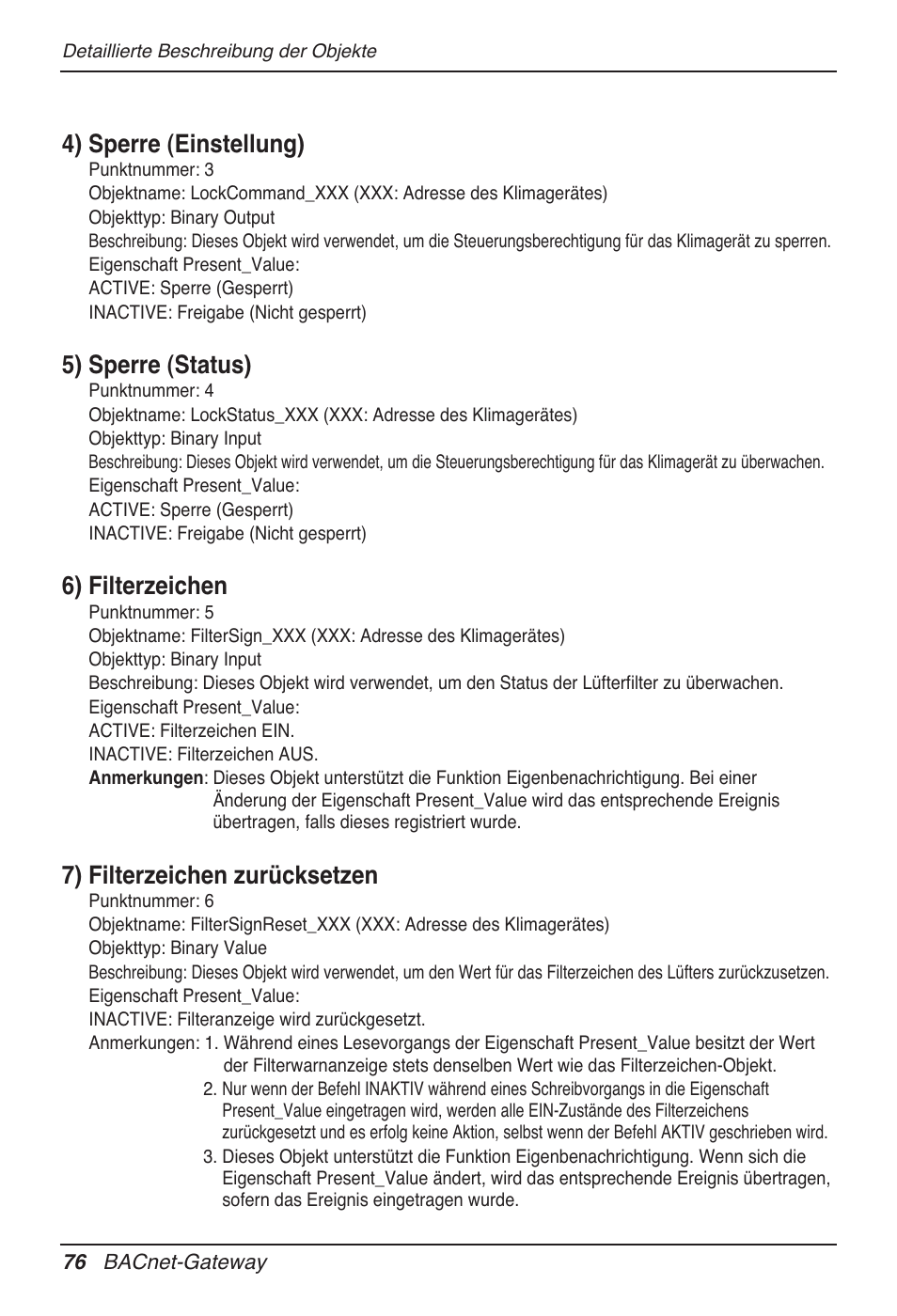 4) sperre (einstellung), 5) sperre (status), 6) filterzeichen | 7) filterzeichen zurücksetzen | LG PQNFB17B0 User Manual | Page 508 / 756