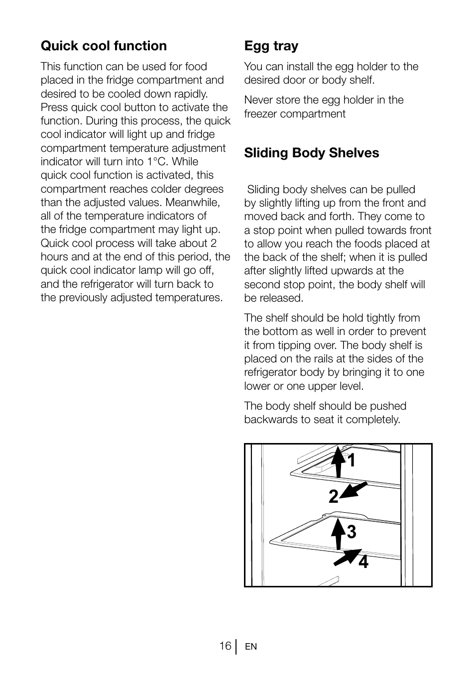 Beko GNE V222 S User Manual | Page 17 / 83