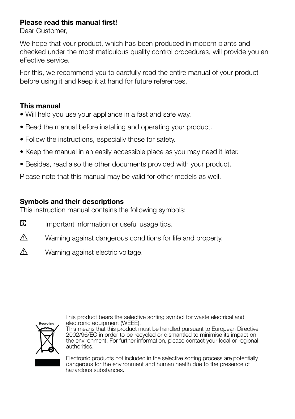 Beko GNE V222 S User Manual | Page 2 / 83