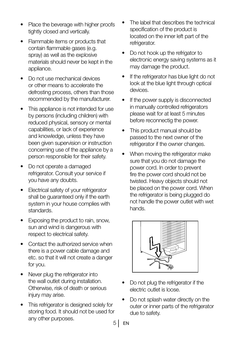 Beko GNE V222 S User Manual | Page 6 / 83