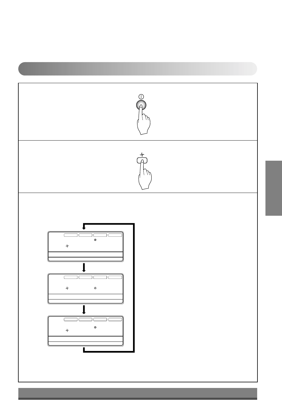 Español, Funcionamiento del ventilador, Presione el botón de inicio / parada | LG LBNG3660RH.ANWZEES User Manual | Page 15 / 25