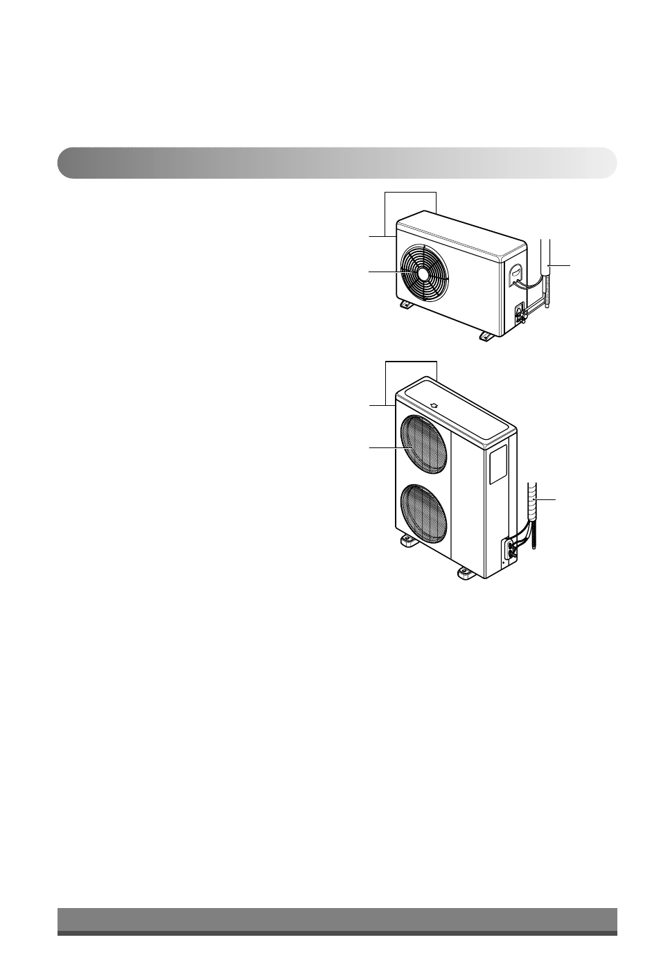 Unidad exterior | LG LBNG3660RH.ANWZEES User Manual | Page 22 / 25