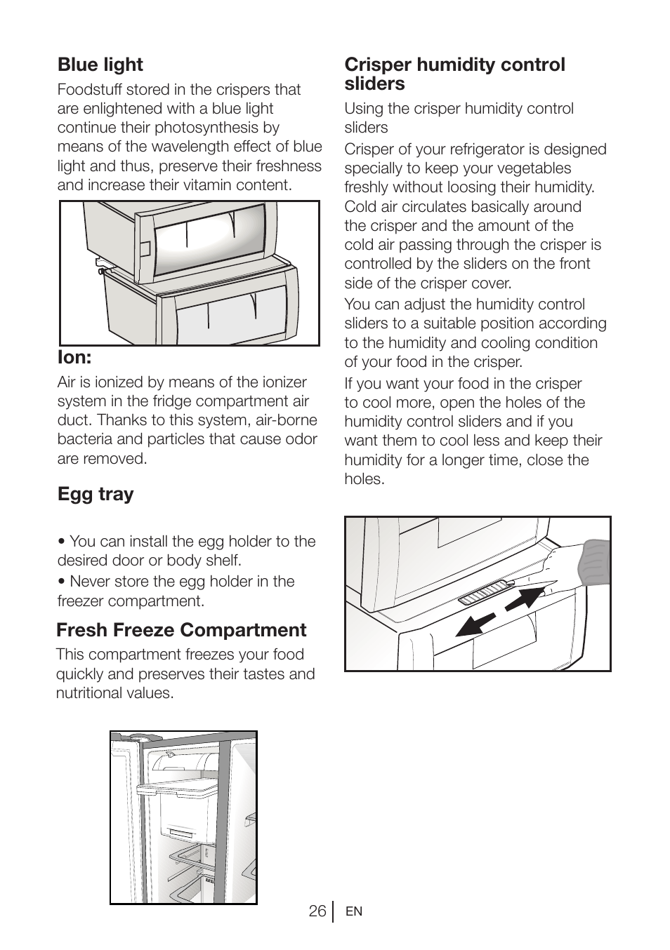 Beko GNE V422 X User Manual | Page 26 / 102