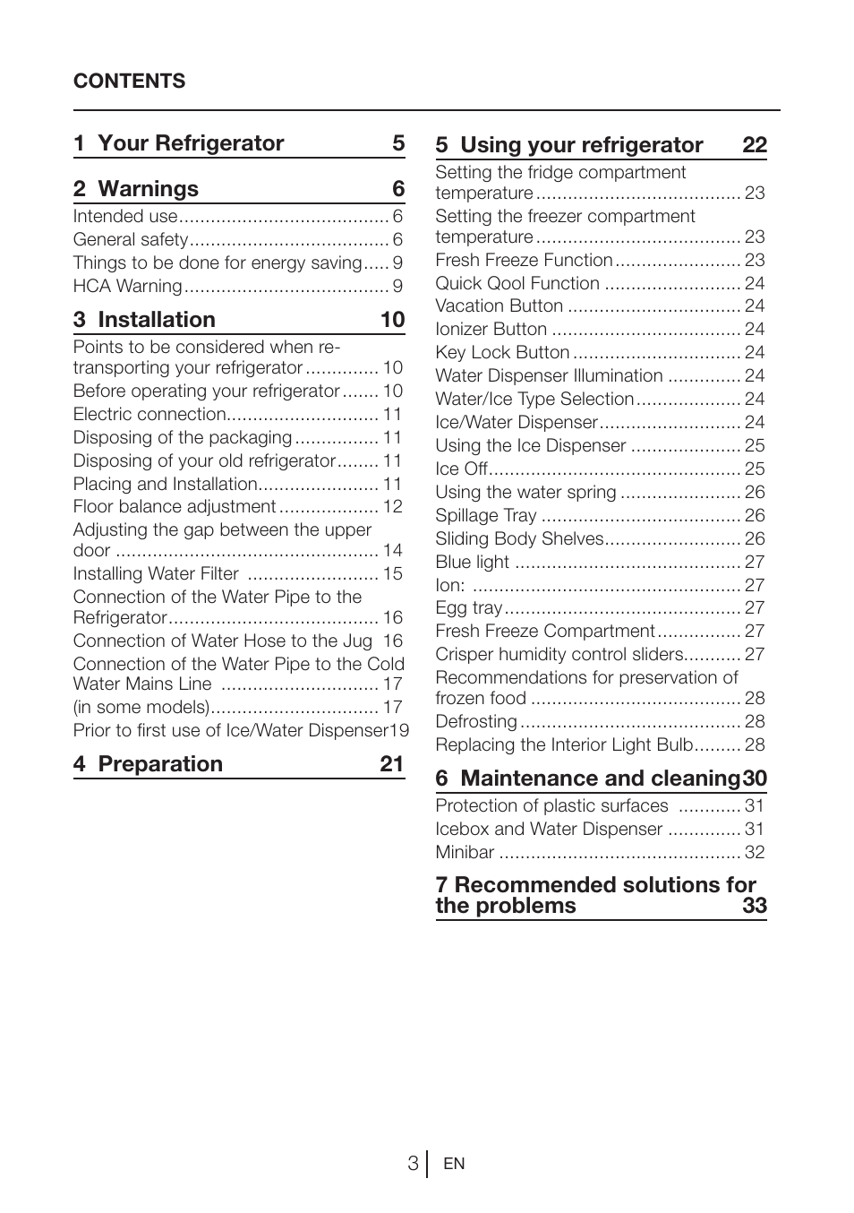 Beko GNE V422 X User Manual | Page 3 / 102