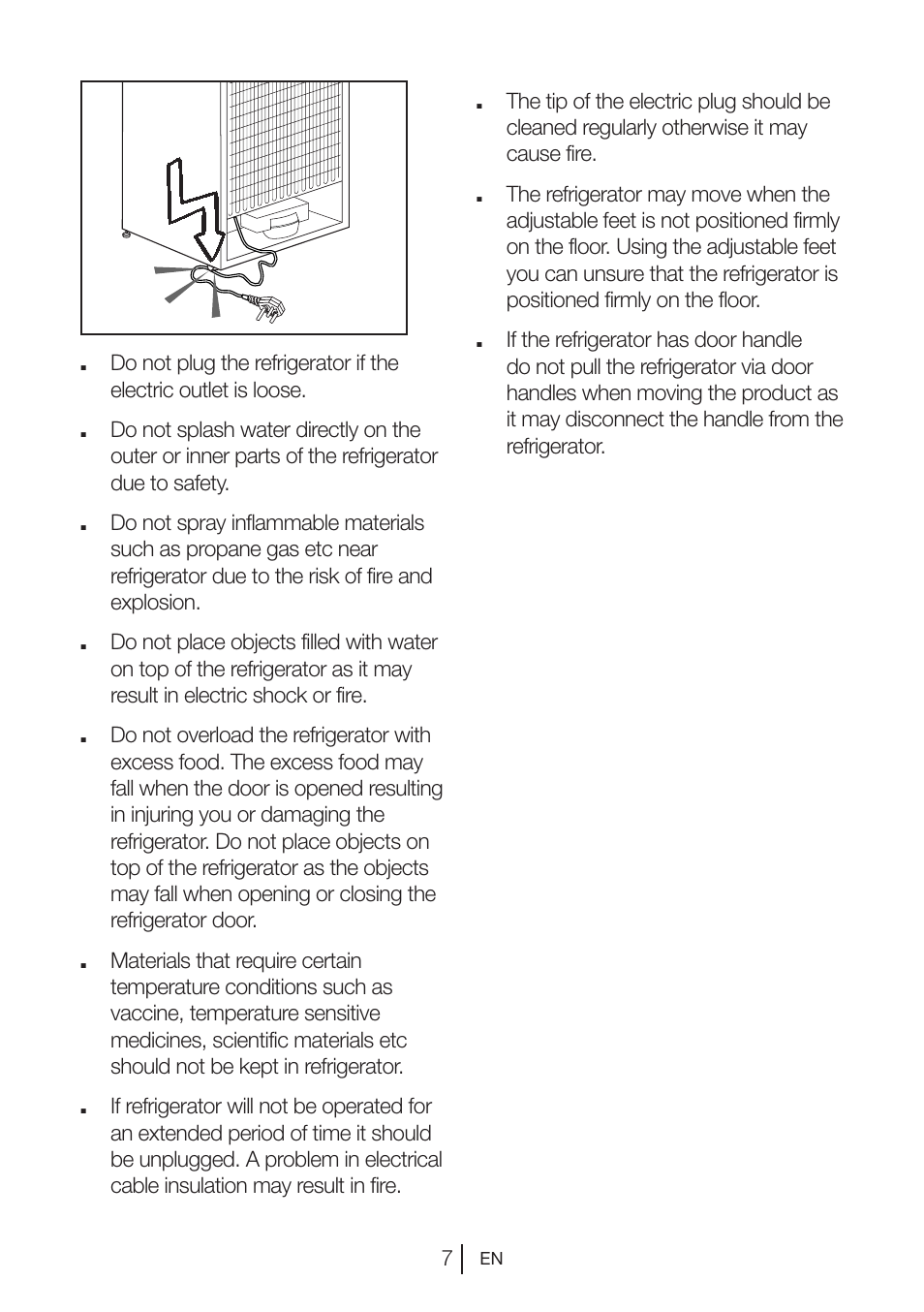 Beko GNE V422 X User Manual | Page 7 / 102