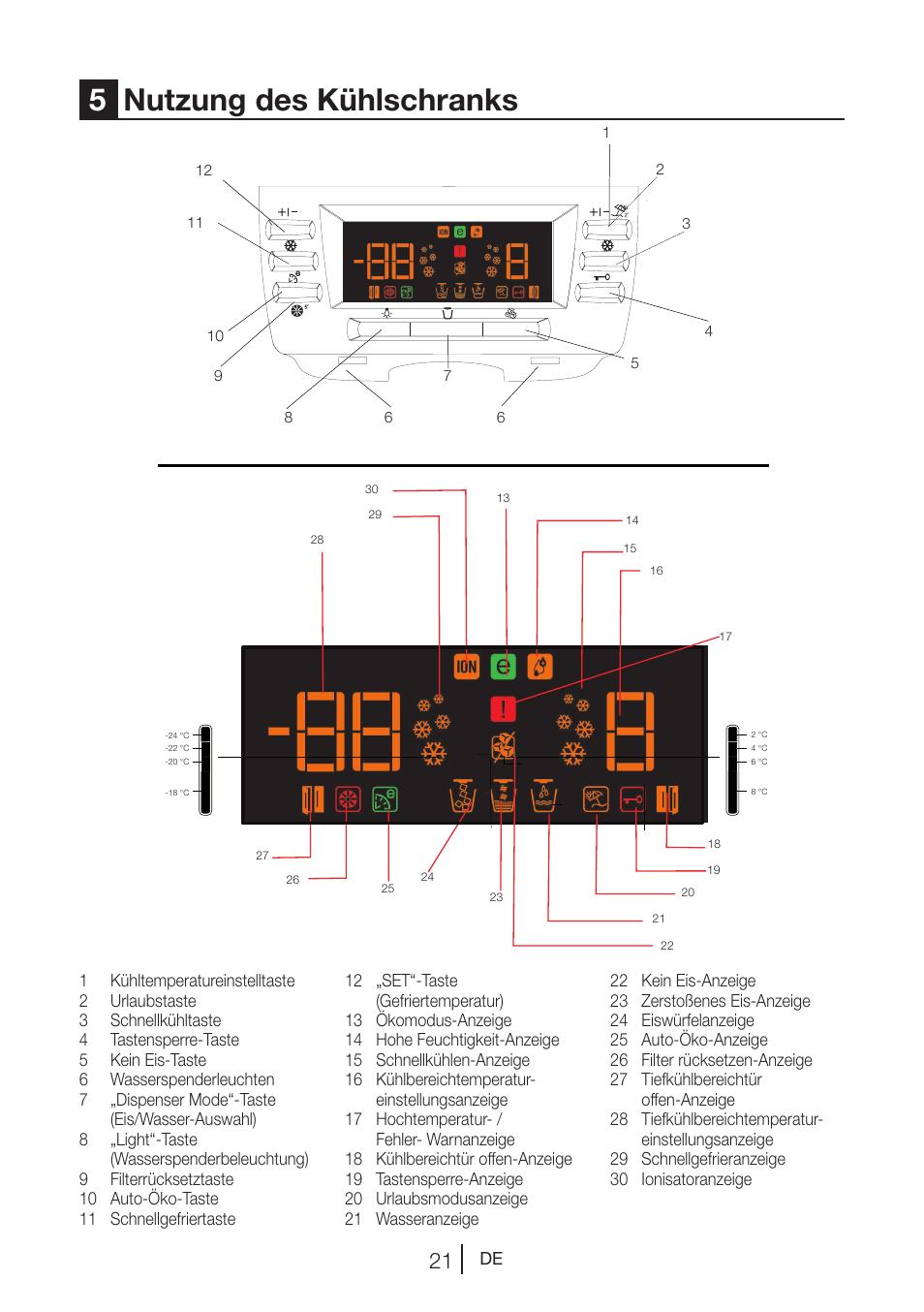 5nutzung des kühlschranks | Beko GNE V422 X User Manual | Page 88 / 102