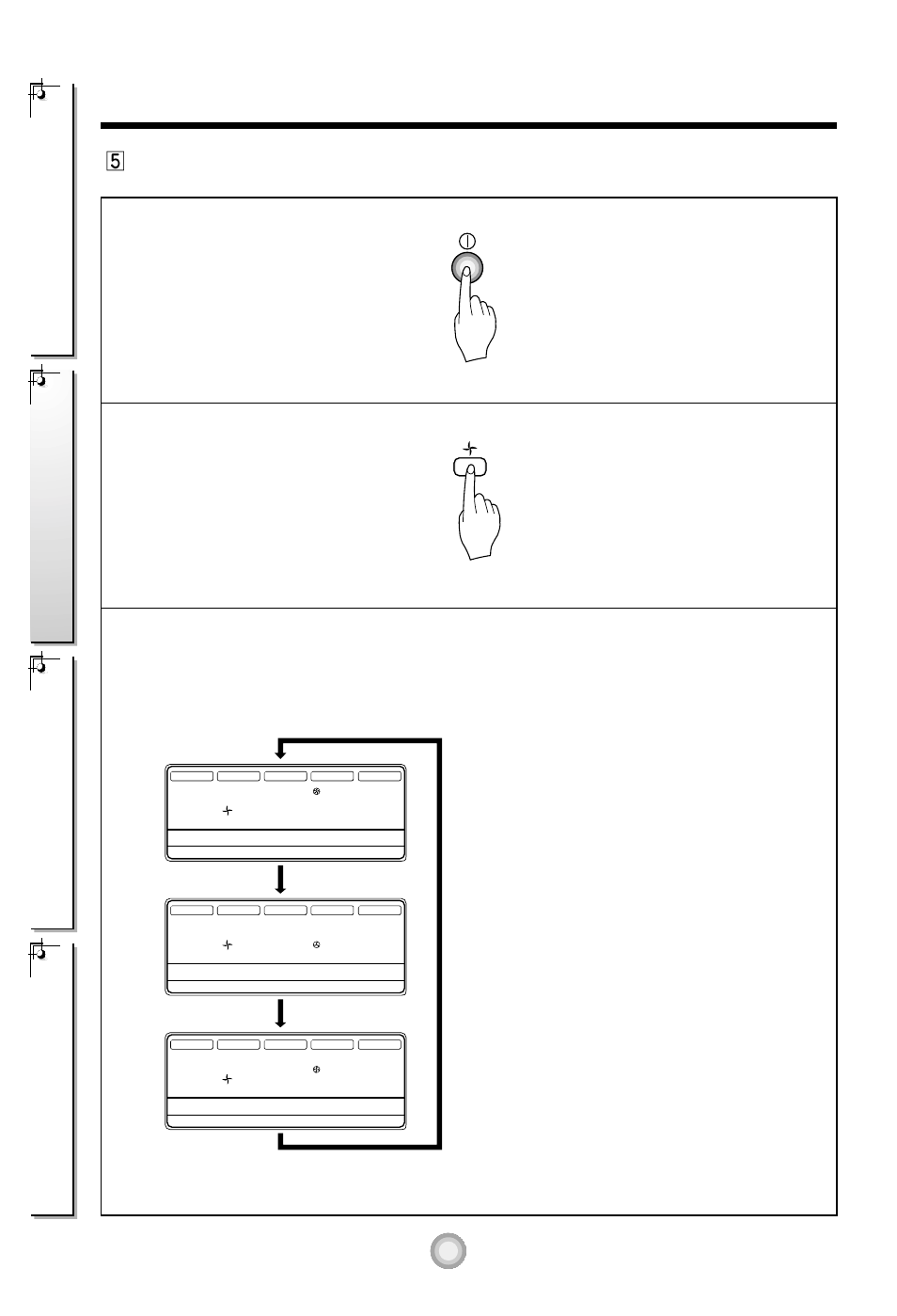 Funcionamiento del ventilador, Presione el botón de inicio / parada | LG LT-B2861HL User Manual | Page 14 / 25