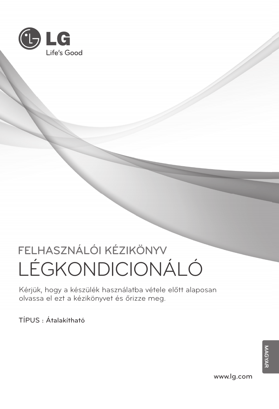 10)mfl67605111(헝가리), Légkondicionáló, Felhasználói kézikönyv | LG ARNU09GVEA2 User Manual | Page 109 / 205