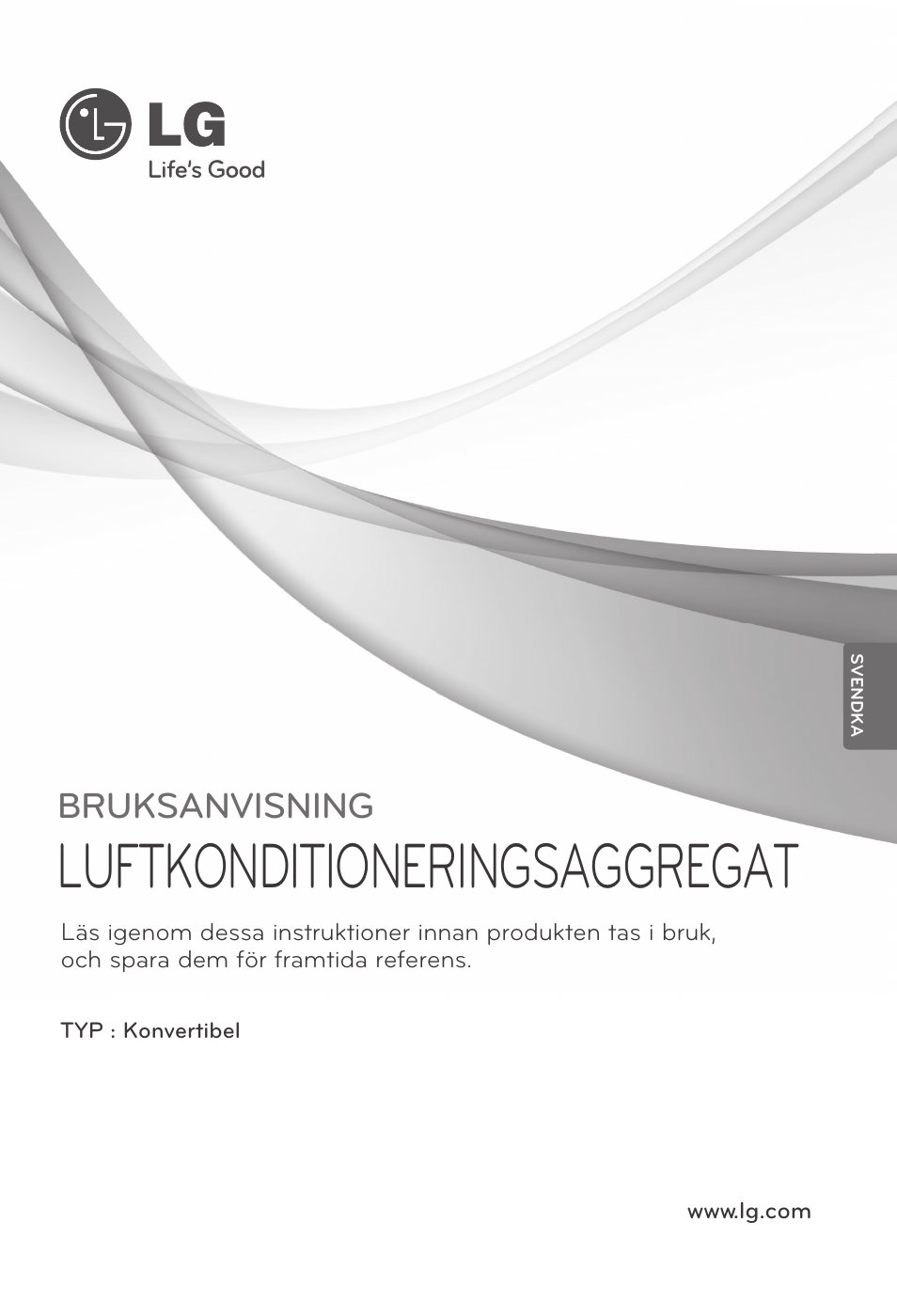 16)mfl67605111(스웨덴), Luftkonditioneringsaggregat, Bruksanvisning | LG ARNU09GVEA2 User Manual | Page 181 / 205