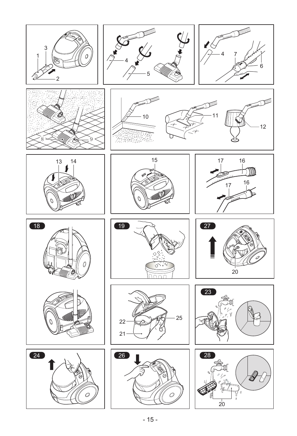 LG VC1016NNTQ User Manual | Page 16 / 24