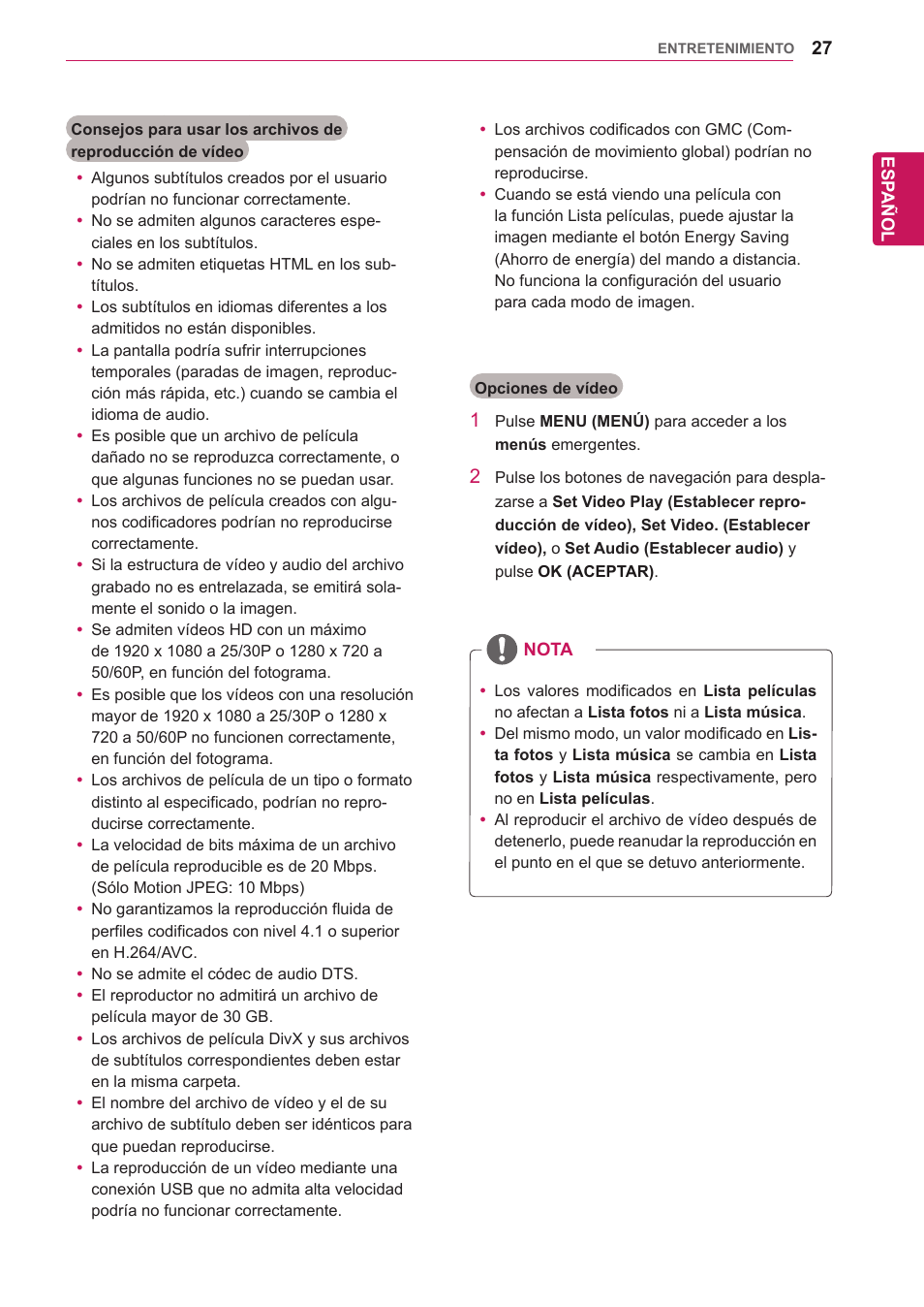 LG 32WL30MS-B User Manual | Page 27 / 74