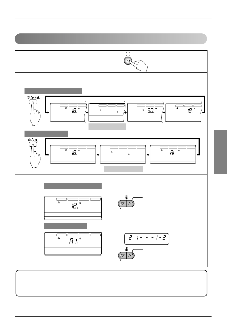 Español, El modo de la operación del auto, Sobre el mando a distancia manual de usurio 17 | Modelo s lo frio, Pantalla de par metros, Presione el botón de inicio / parada, Modo fr o deshumidificaci n modo auto, Cold cool proper warm hot | LG B24AHV User Manual | Page 17 / 33