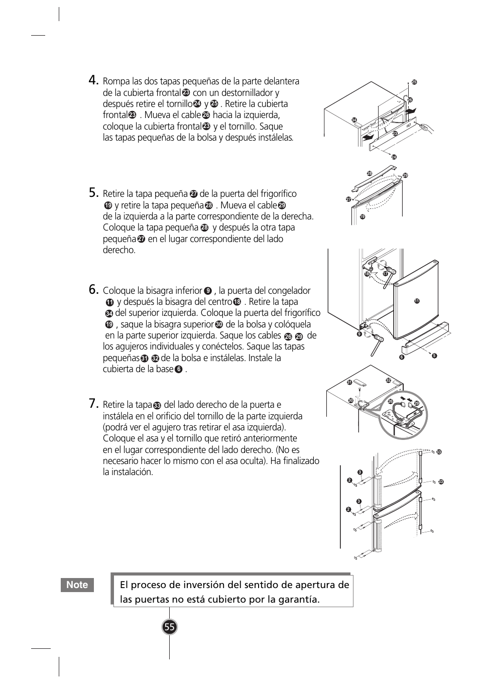 LG GR-3992EW User Manual | Page 36 / 57