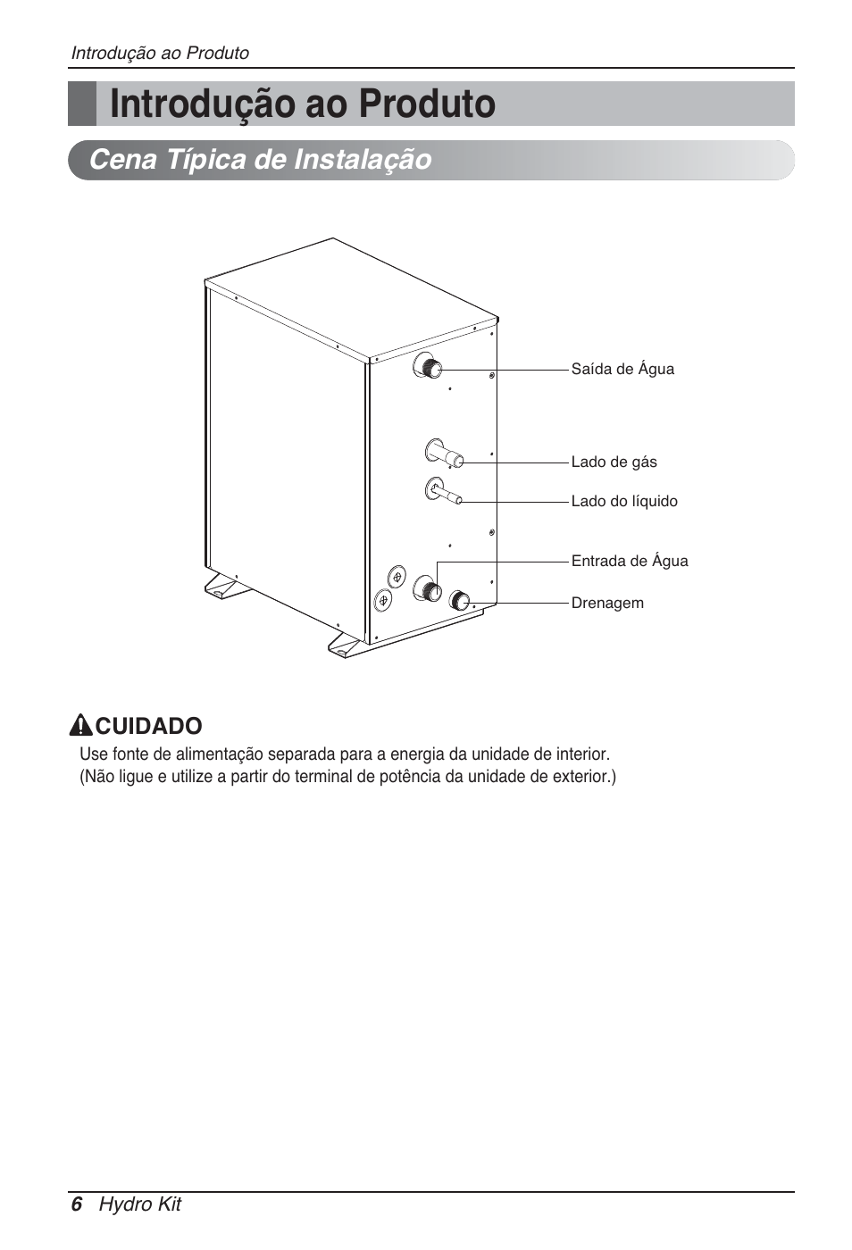 Introdução ao produto, Cena típica de instalação | LG ARNH10GK2A2 User Manual | Page 266 / 495