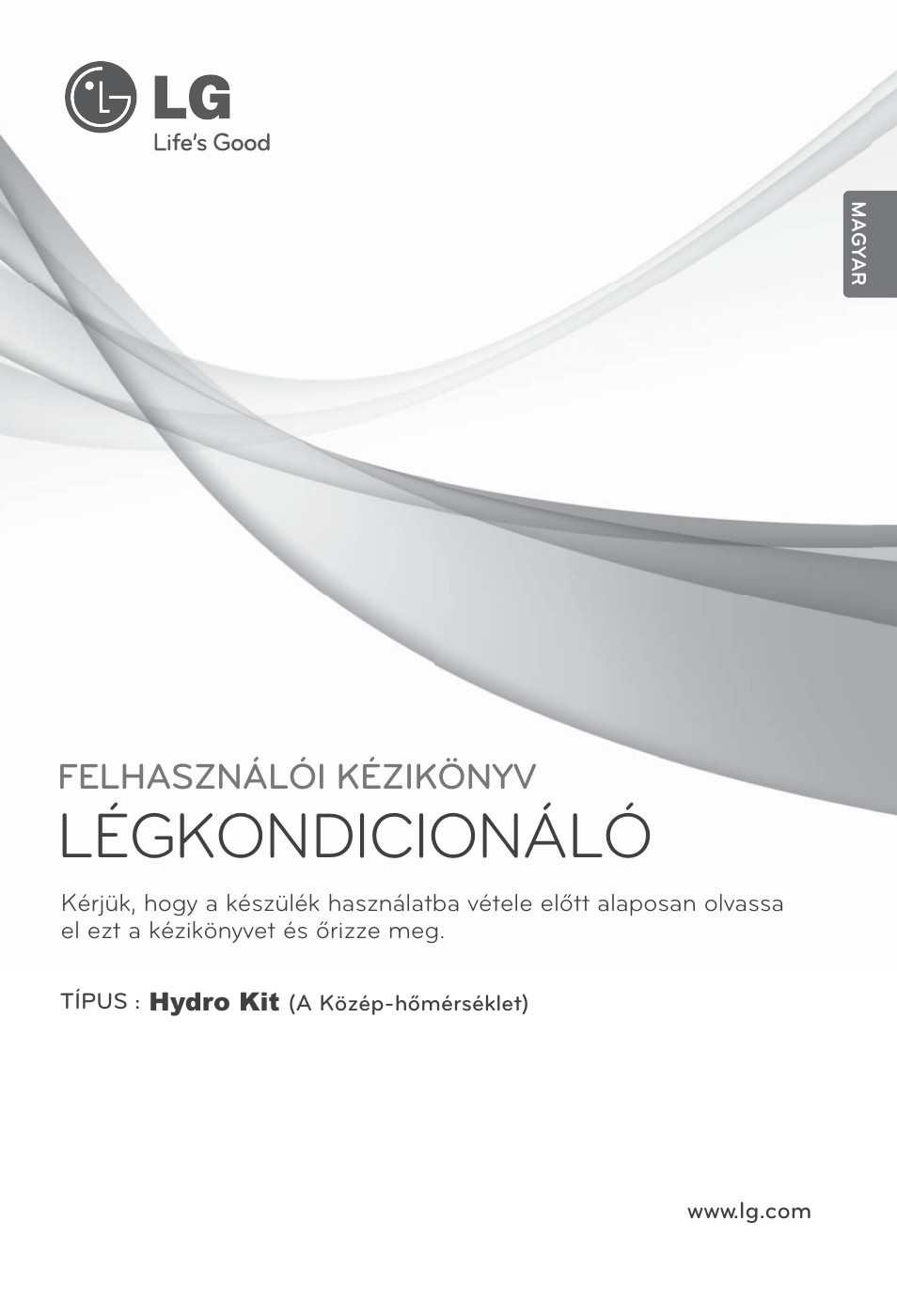 Magyar, Légkondicionáló, Felhasználói kézikönyv | LG ARNH10GK2A2 User Manual | Page 287 / 495