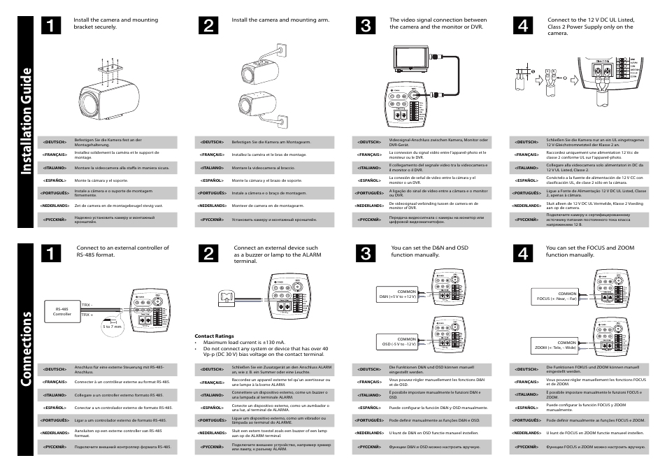 Installa tion guide c onnec tions | LG LC903P-B User Manual | Page 2 / 2