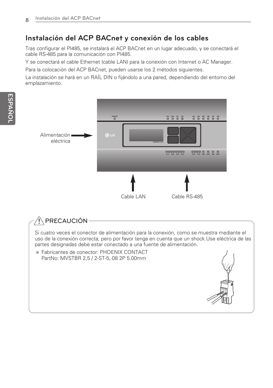 LG PQNFB17C0 User Manual | Page 32 / 109