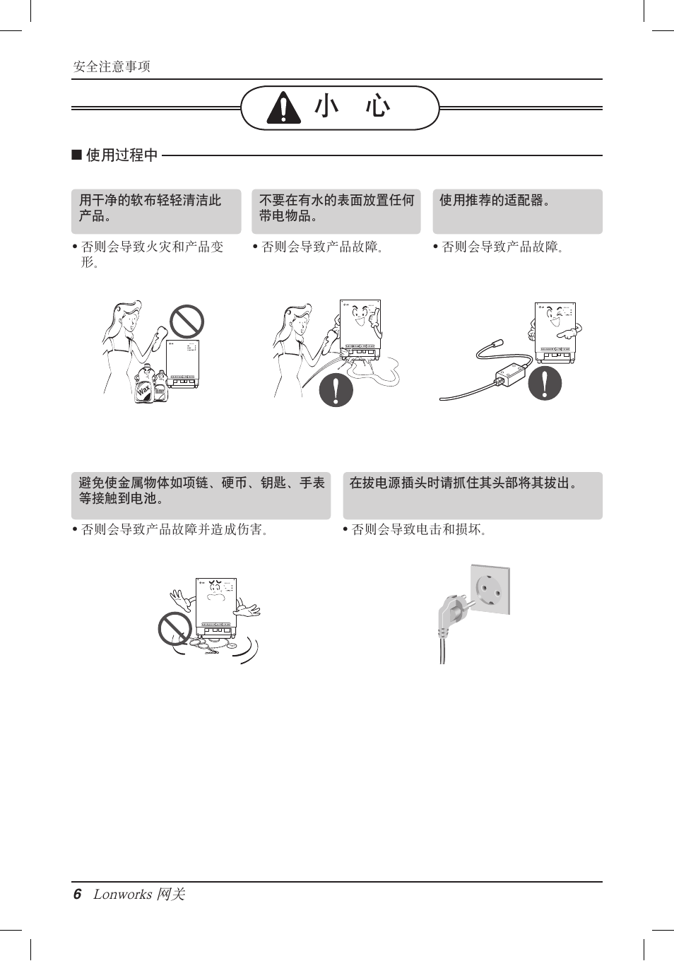 Lonworks 网关, 使用过程中 | LG PQNFB16A1 User Manual | Page 147 / 169