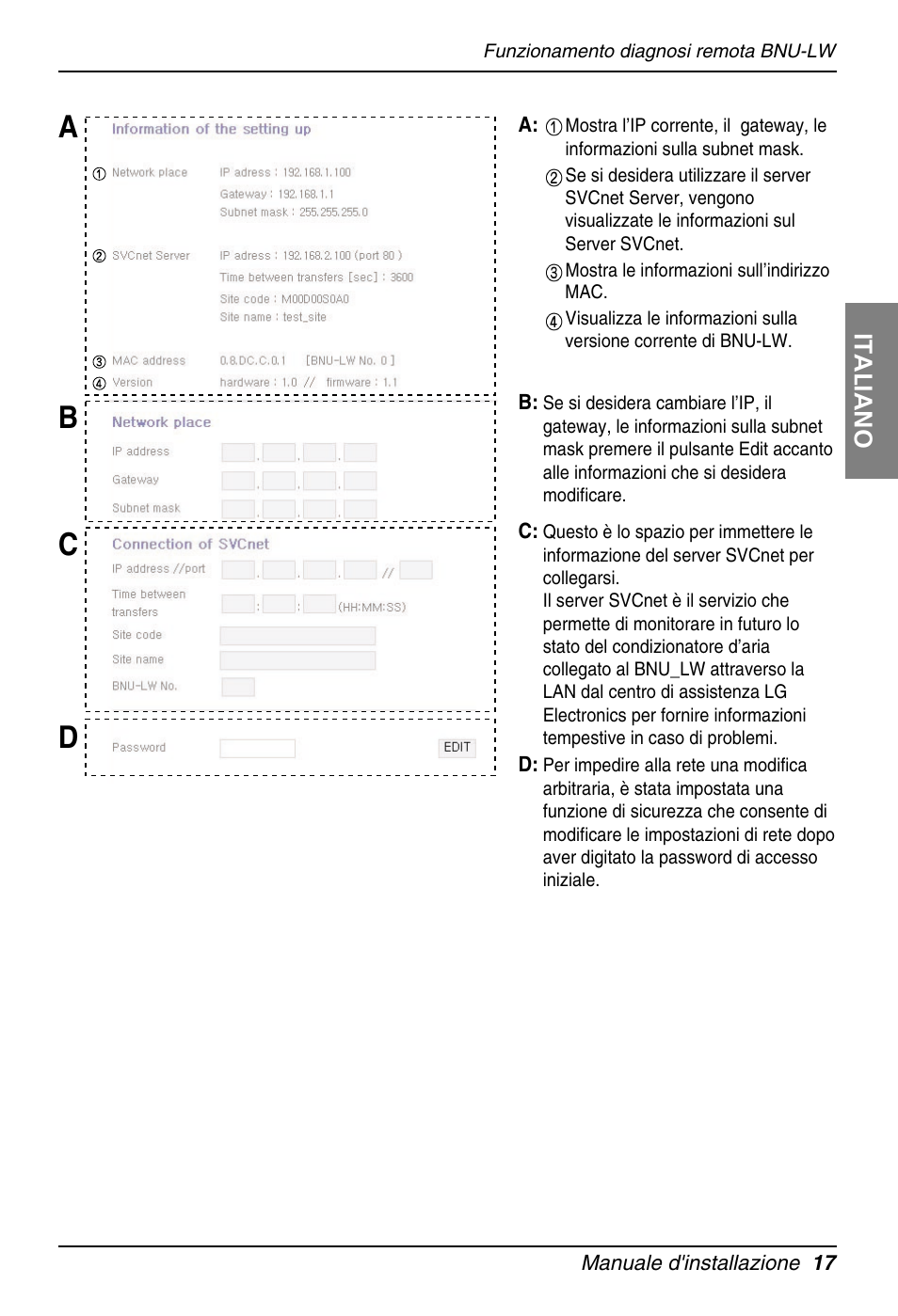 Ab c d | LG PQNFB16A1 User Manual | Page 45 / 169