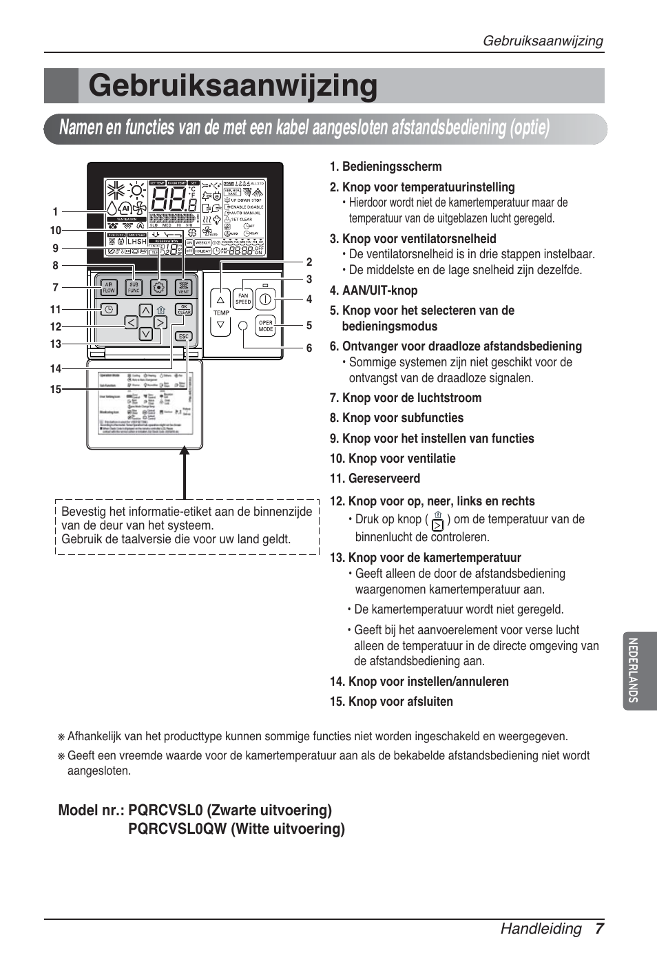 Gebruiksaanwijzing | LG ARNU96GB8A2 User Manual | Page 91 / 229