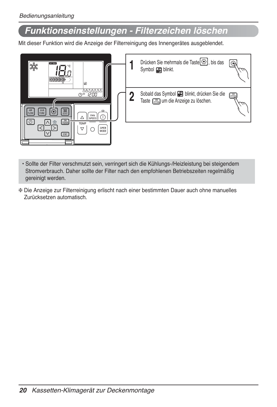 Funktionseinstellungen - filterzeichen löschen | LG UT60 User Manual | Page 172 / 723