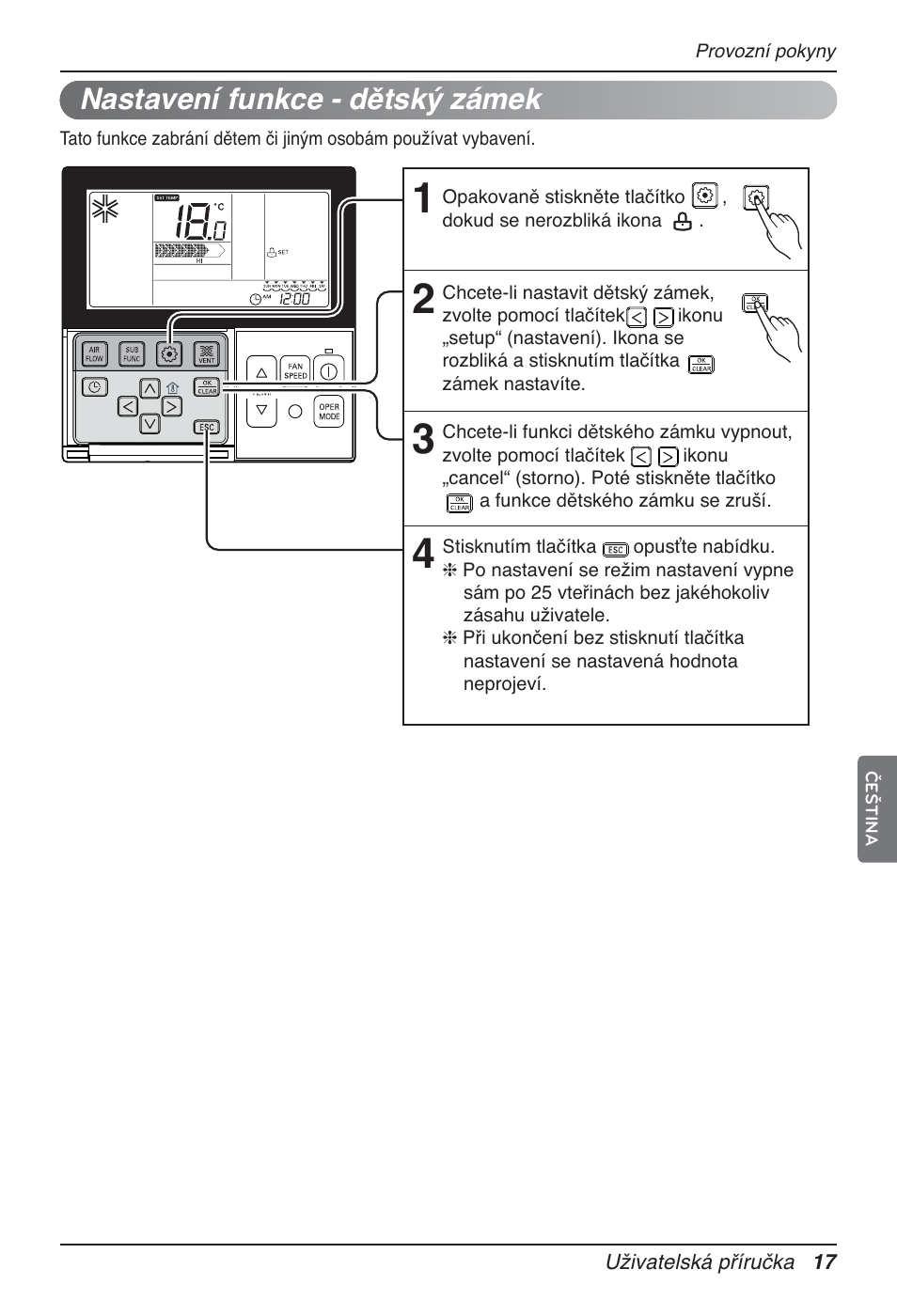 Nastavení funkce - dětský zámek | LG UT60 User Manual | Page 245 / 723