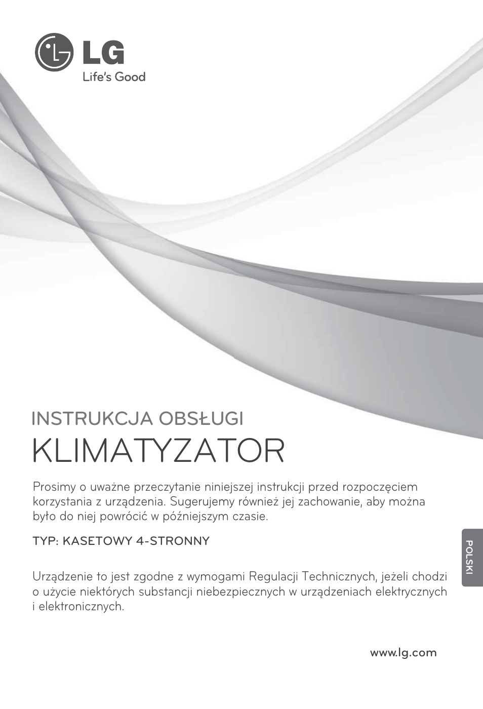 Polski, Klimatyzator, Instrukcja obsługi | LG UT60 User Manual | Page 305 / 723