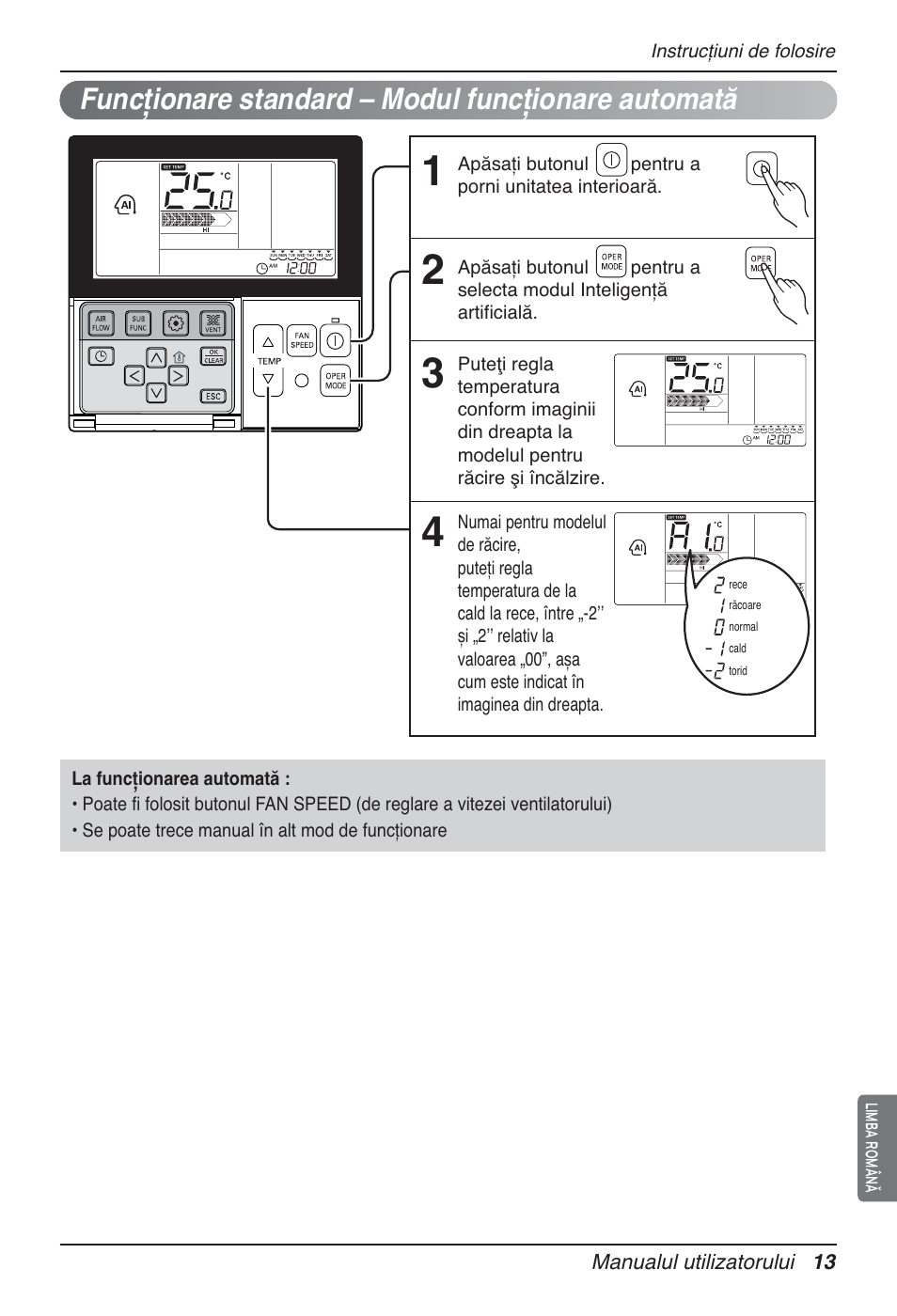 Funcţionare standard – modul funcţionare automată | LG UT60 User Manual | Page 355 / 723