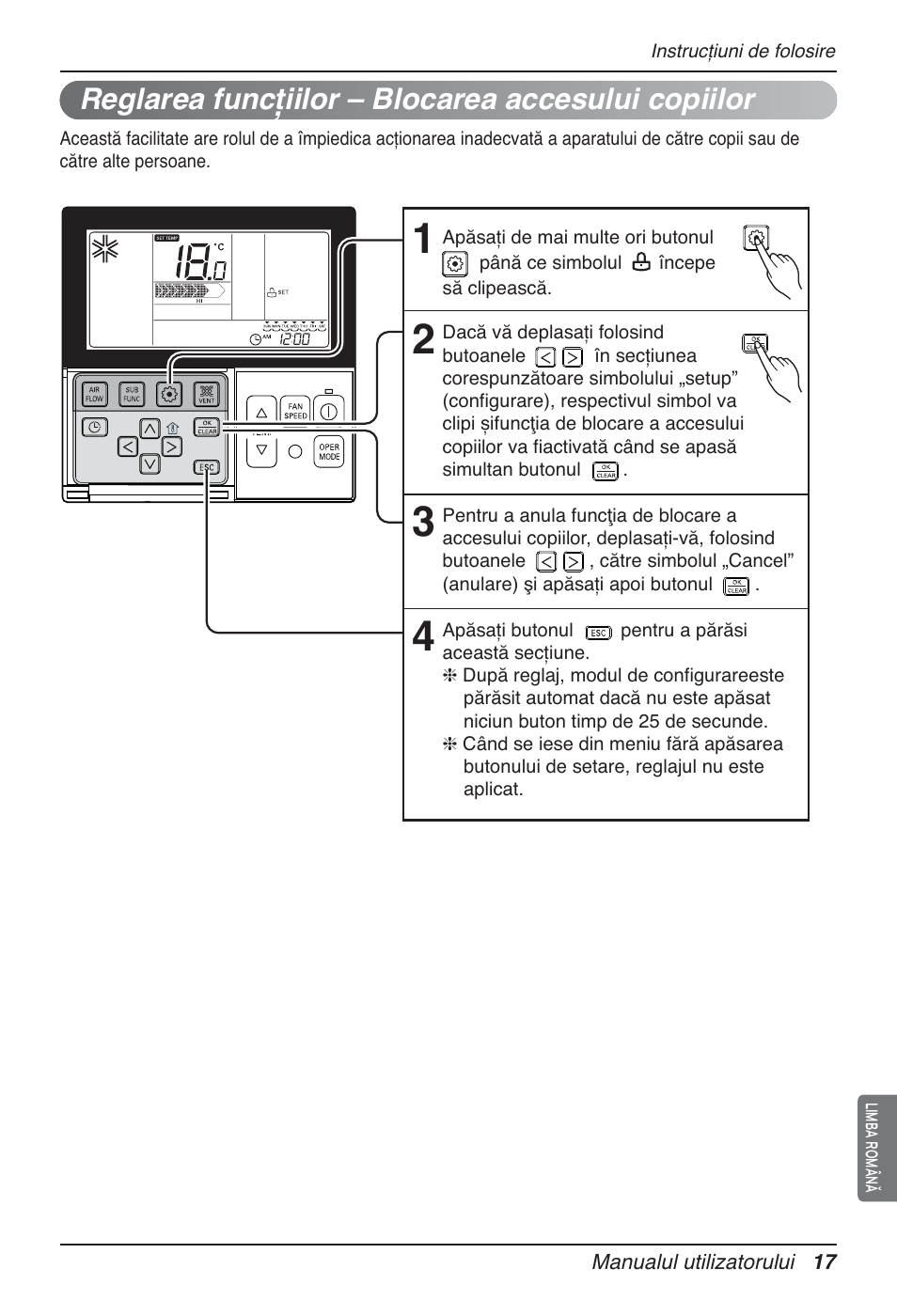 Reglarea funcţiilor – blocarea accesului copiilor | LG UT60 User Manual | Page 359 / 723