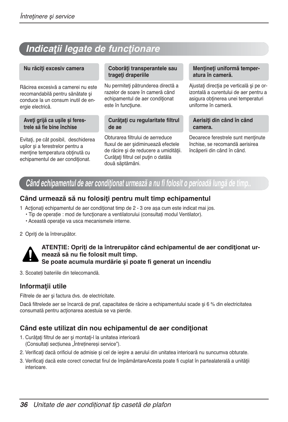 Indicaţii legate de funcţionare | LG UT60 User Manual | Page 378 / 723