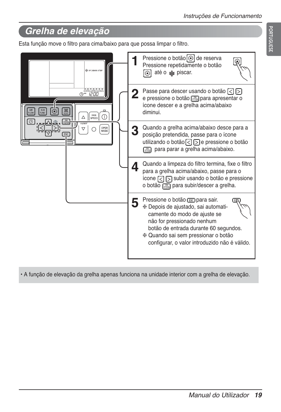 Grelha de elevação | LG UT60 User Manual | Page 399 / 723