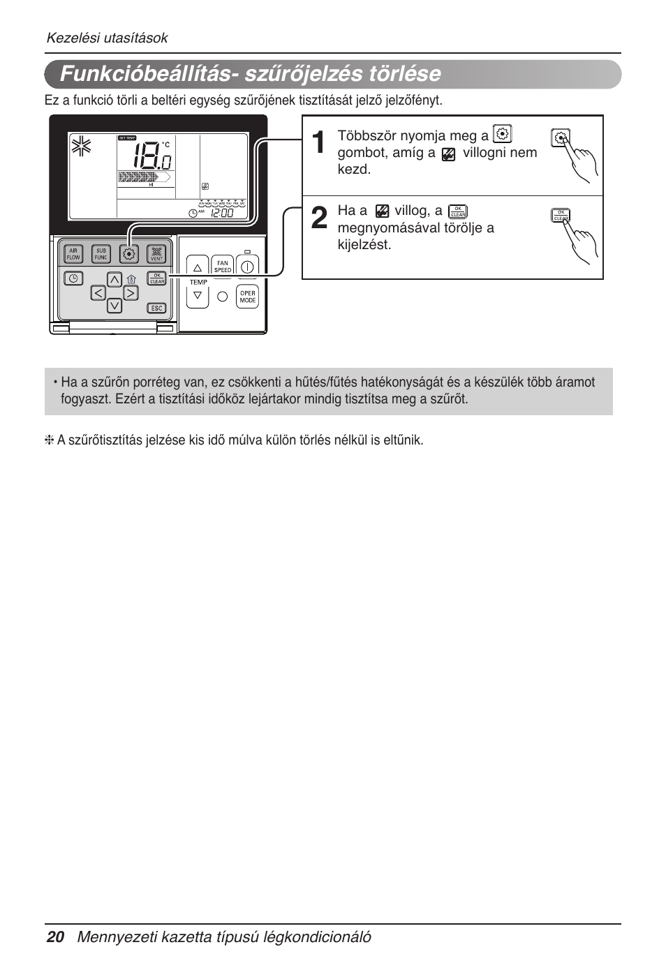 Funkcióbeállítás- szűrőjelzés törlése | LG UT60 User Manual | Page 438 / 723