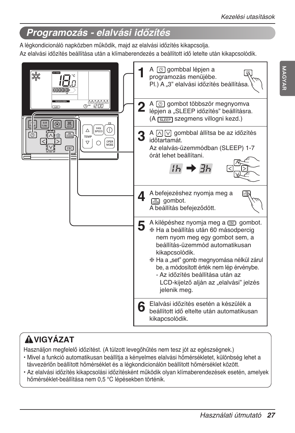 Programozás - elalvási időzítés | LG UT60 User Manual | Page 445 / 723