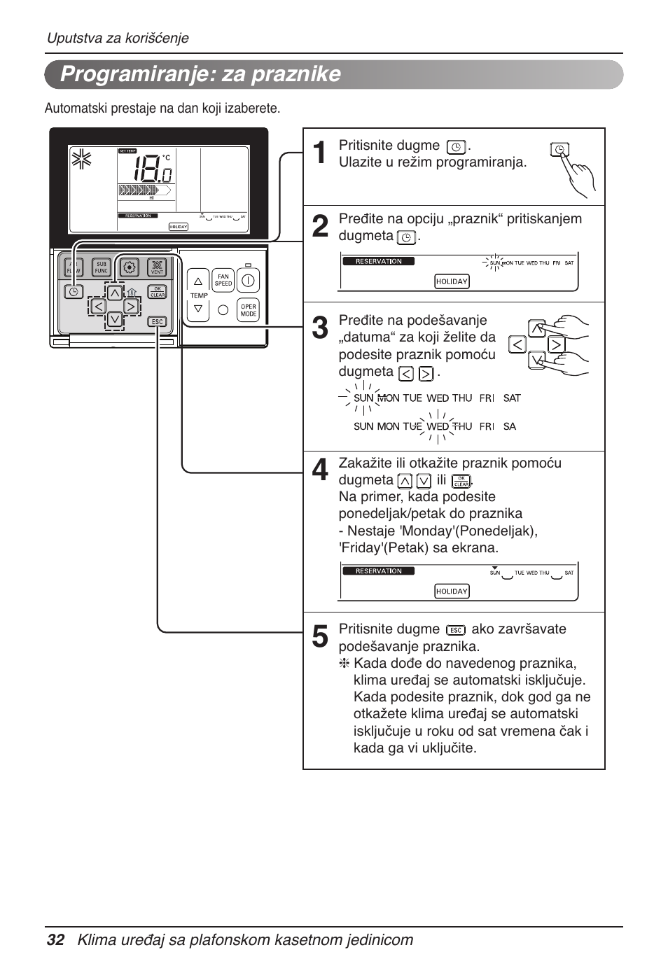 Programiranje: za praznike | LG UT60 User Manual | Page 526 / 723