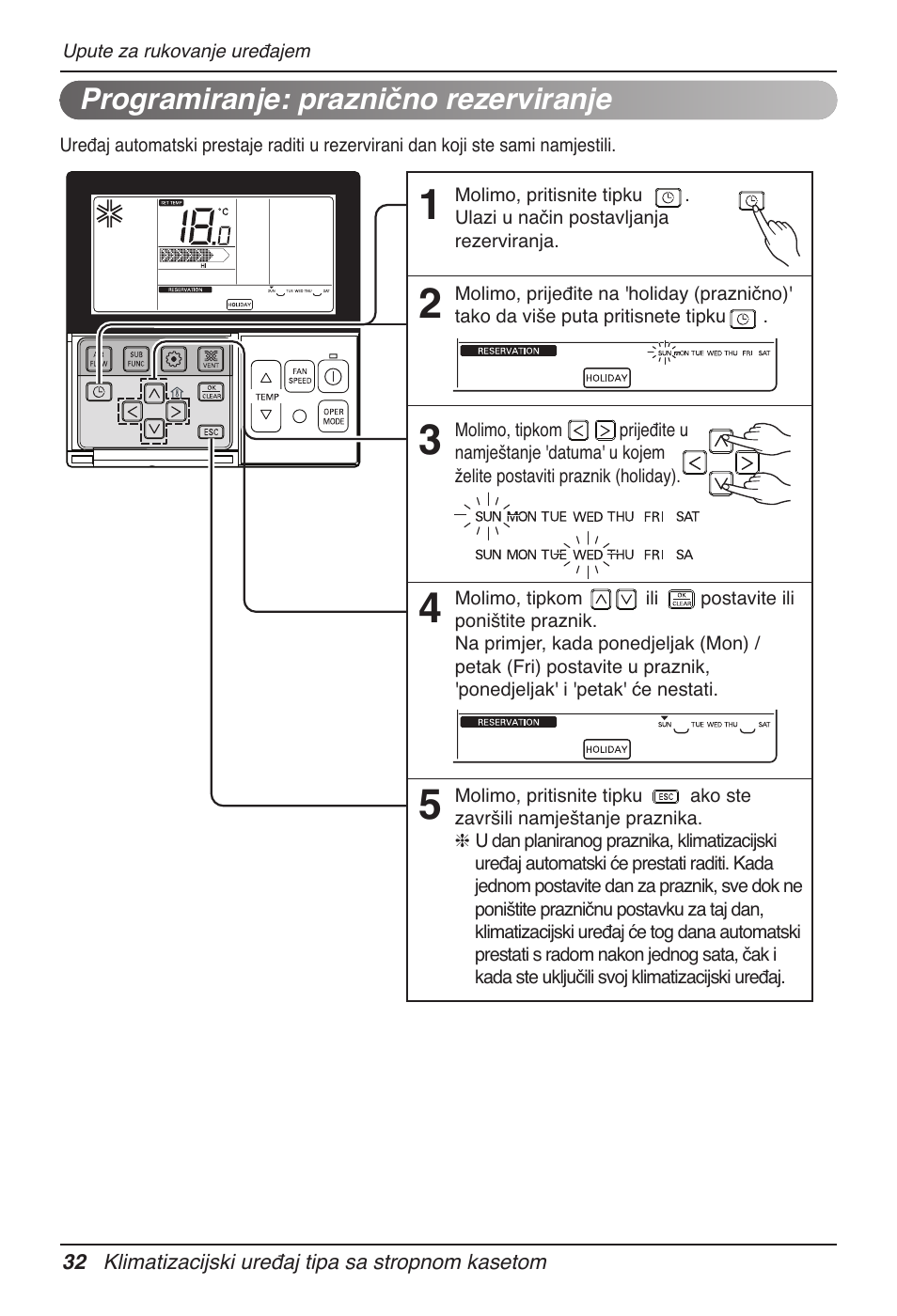 Programiranje: praznično rezerviranje | LG UT60 User Manual | Page 564 / 723