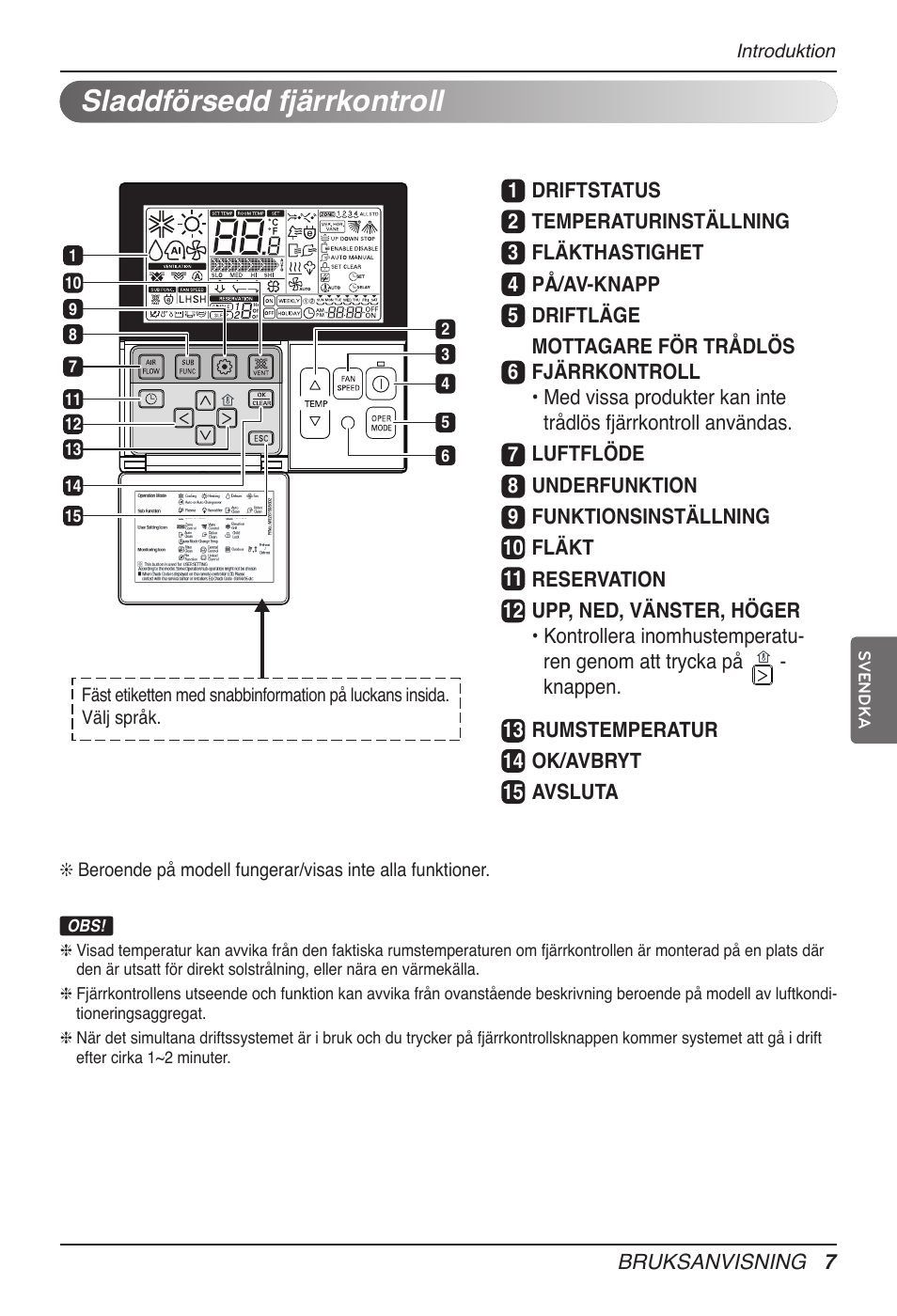 Sladdförsedd fjärrkontroll | LG UT60 User Manual | Page 577 / 723