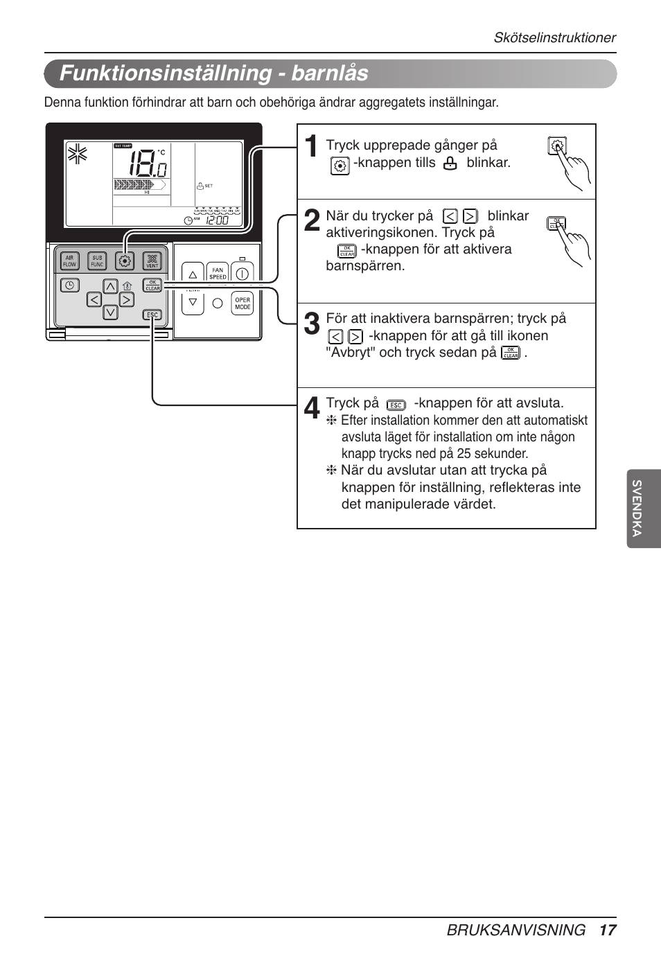 Funktionsinställning - barnlås | LG UT60 User Manual | Page 587 / 723