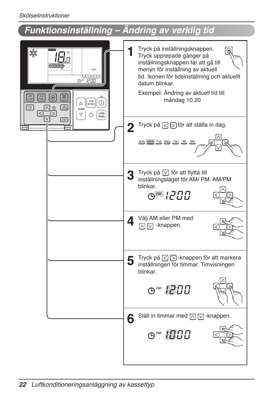 Funktionsinställning – ändring av verklig tid | LG UT60 User Manual | Page 592 / 723