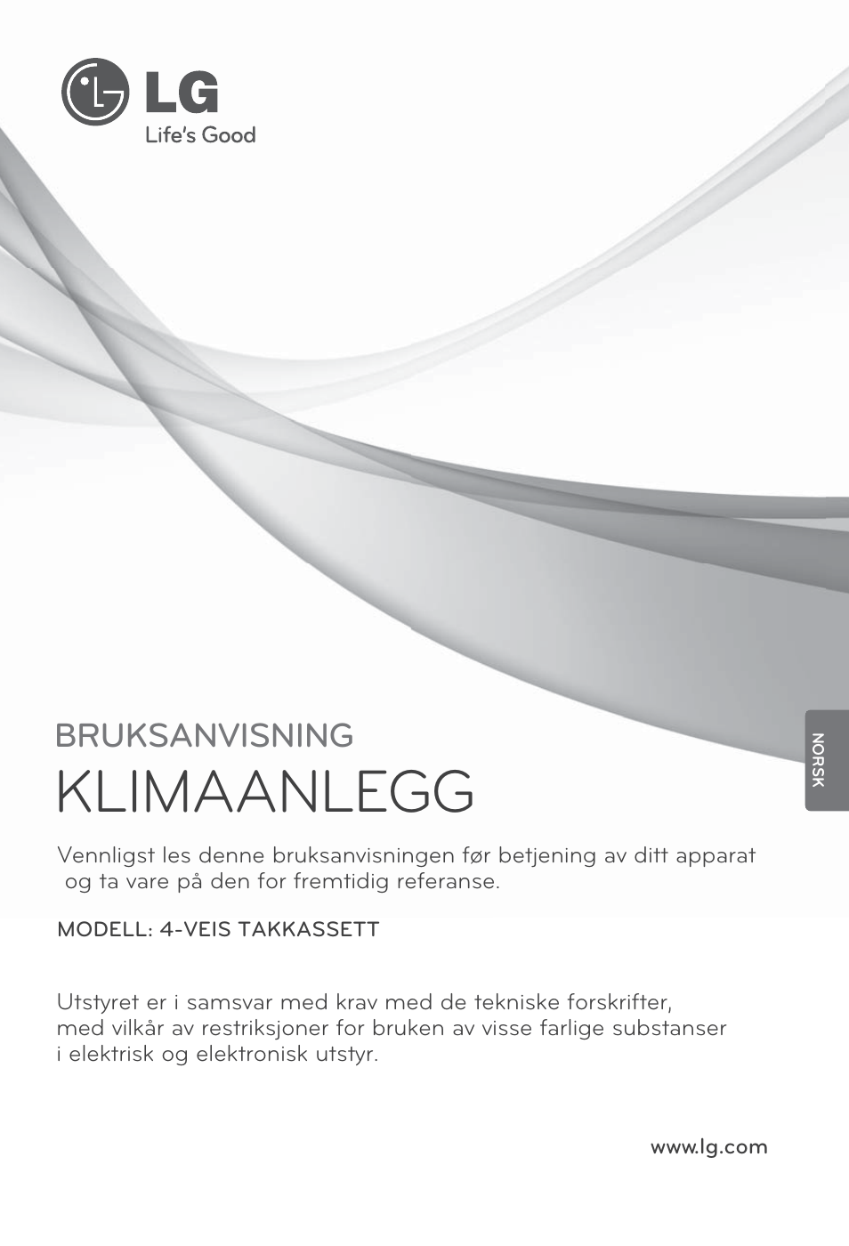 Norsk, Klimaanlegg, Bruksanvisning | LG UT60 User Manual | Page 609 / 723