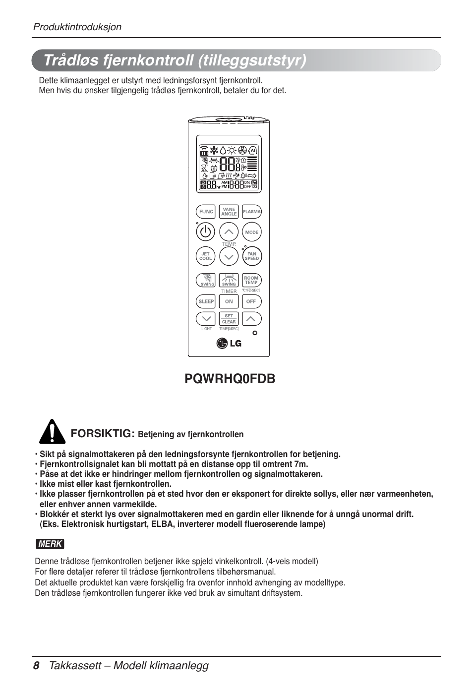 Trådløs fjernkontroll (tilleggsutstyr), Pqwrhq0fdb | LG UT60 User Manual | Page 616 / 723