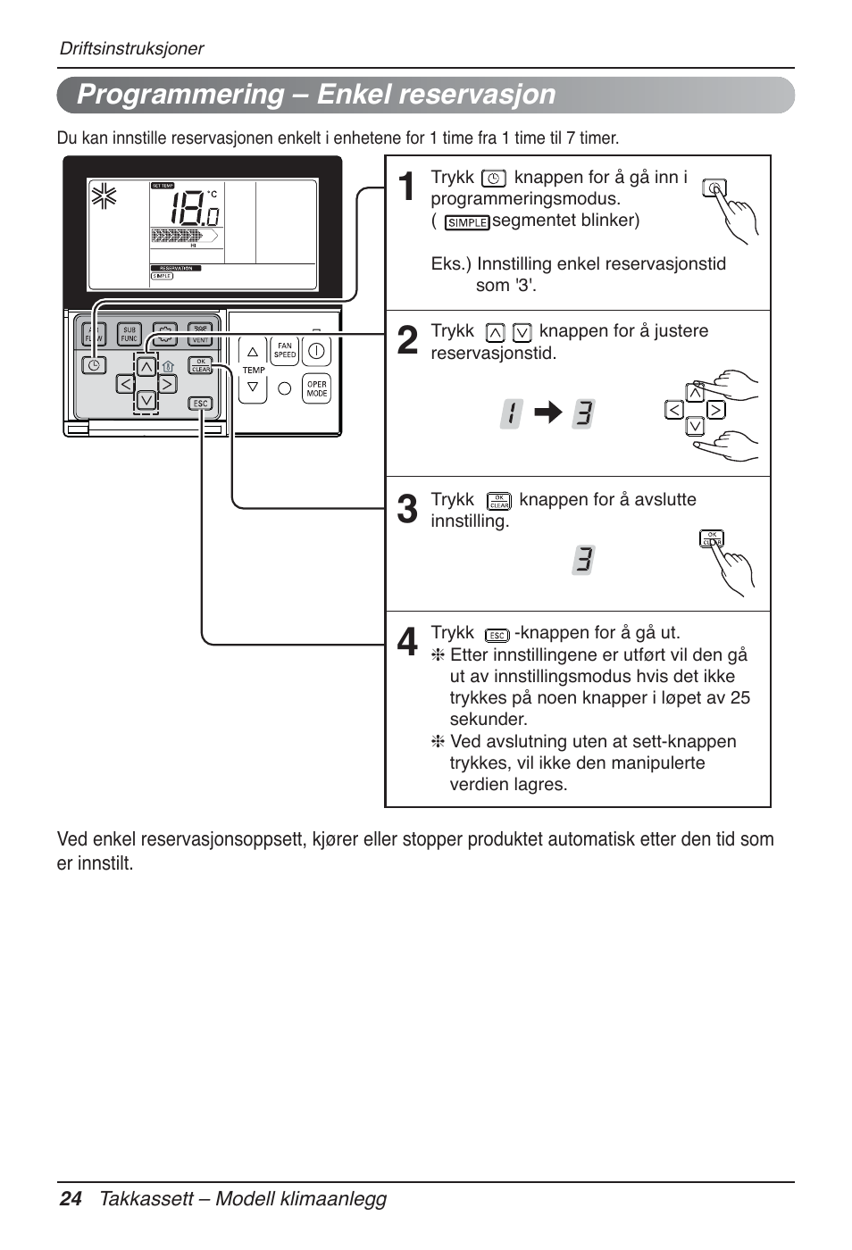 Programmering – enkel reservasjon | LG UT60 User Manual | Page 632 / 723