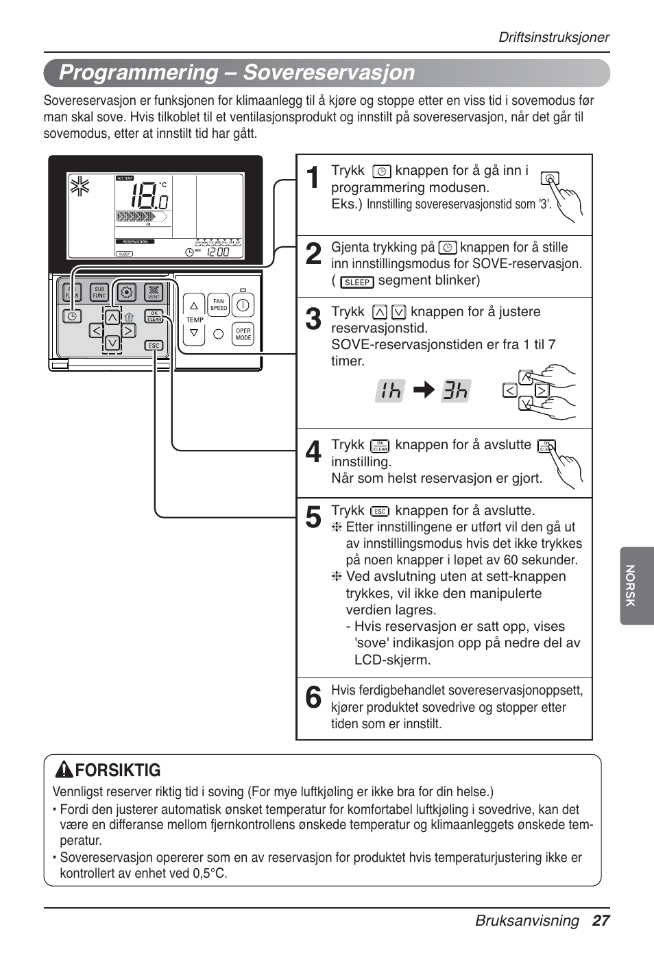 Programmering – sovereservasjon | LG UT60 User Manual | Page 635 / 723